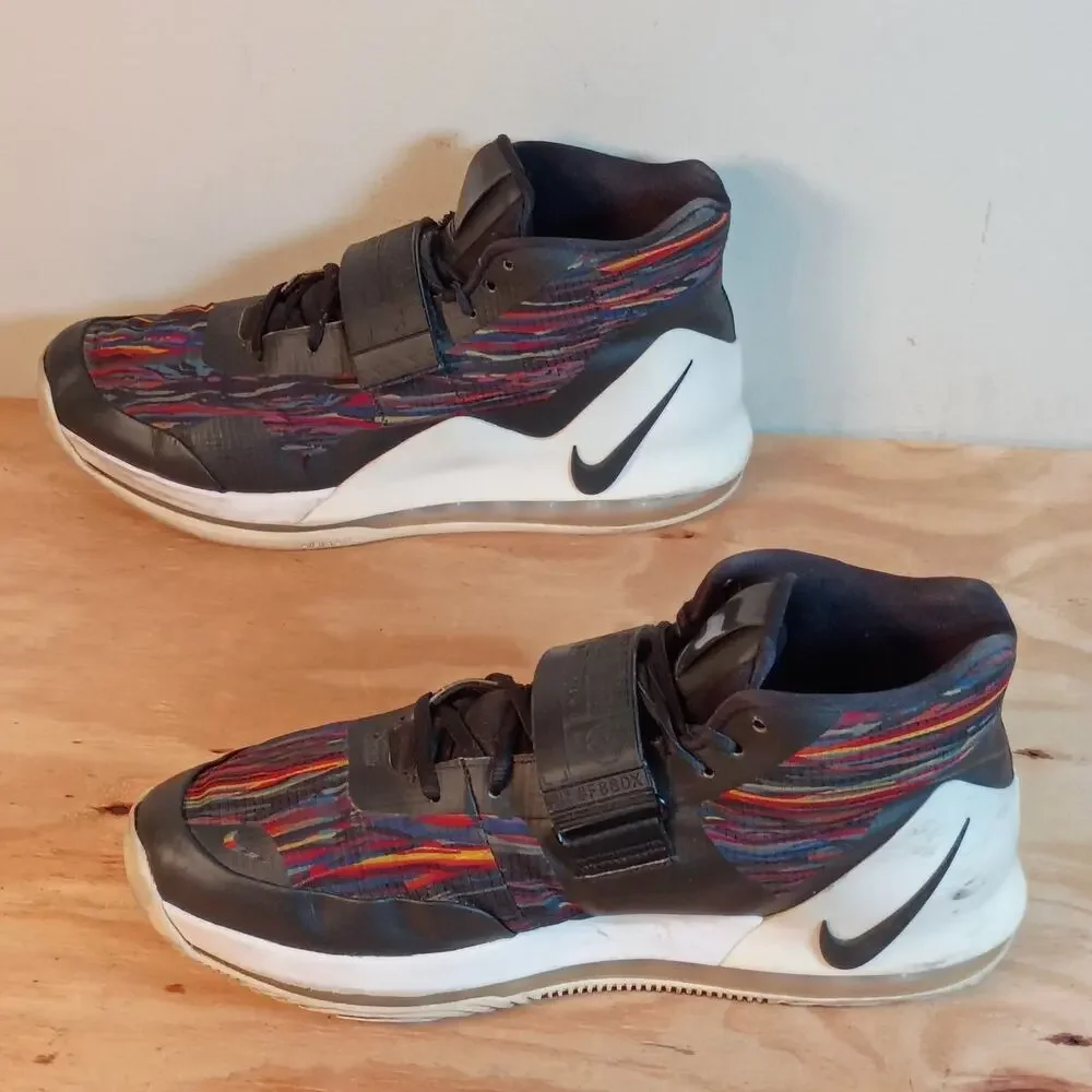 Nike Air Force Max Mens Size 13 Black Multi Color Shoes Sneakers AR0974-100